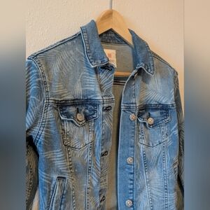 LuLaRoe Blue Denim Jacket Size XS